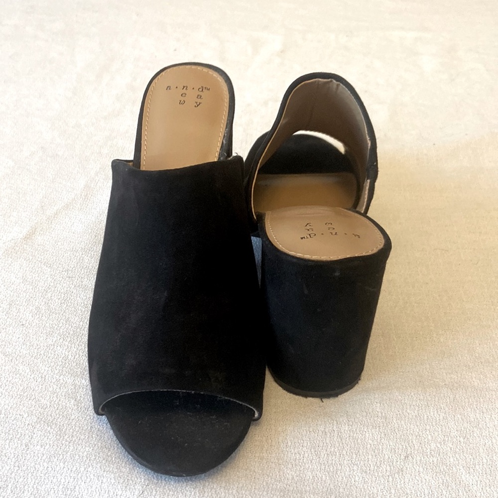 Target A New Day Heels- Size 7.5 Black